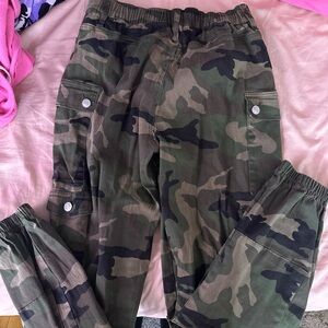 Camo cargo pants
